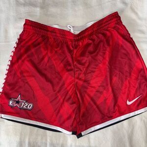 Nike E Star 120 Dri-Fit Red Athletic Women's M Shorts 4” Inseam (B2b)